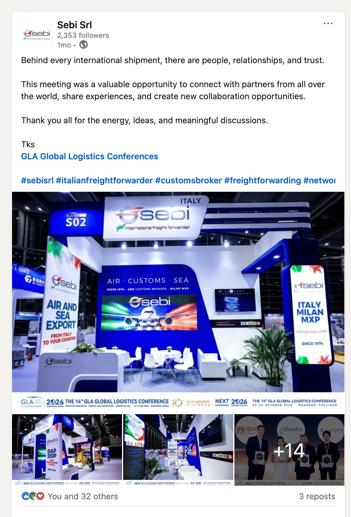 LinkedIn post by Sebi Srl